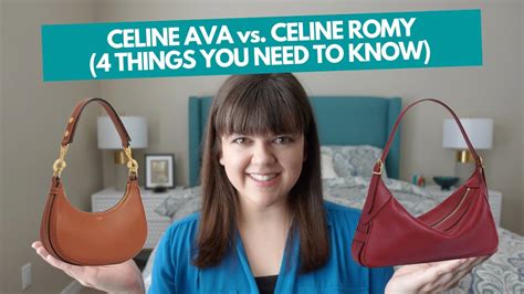 CELINE AVA BAG VS. CELINE ROMY BAG 